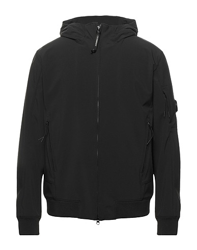 C.P. COMPANY COATS & JACKETS Black 92% Polyester, 8% Elastane