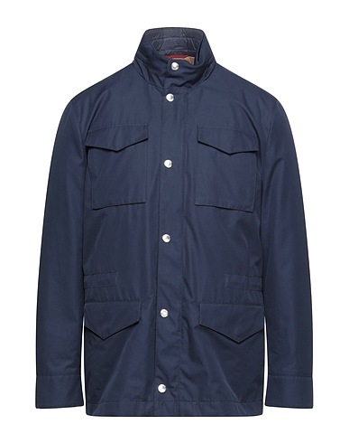 BRUNELLO CUCINELLI Jacket Midnight blue 100% Cotton