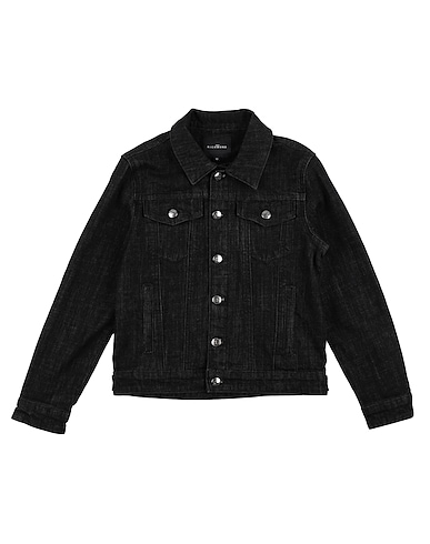 JOHN RICHMOND Giubbotto jeans Nero 98% Cotone, 2% Elastan