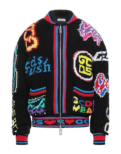 GCDS Bomber Black 100% Cotton