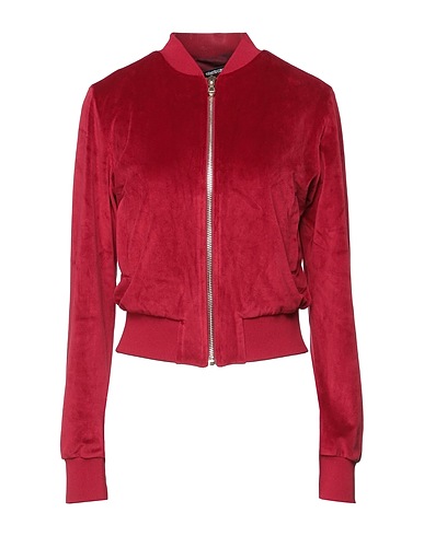 ROBERTO CAVALLI SPORT Jacket Burgundy 92% Polyester, 8% Elastane