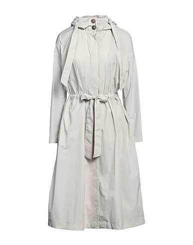 HERNO Full-length jacket Light grey 86% Polyamide, 14% Elastane