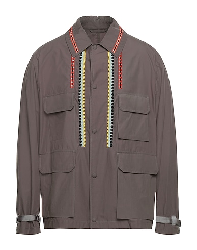VALENTINO GARAVANI Jacket Khaki 100% Cotton, Polyester, Viscose