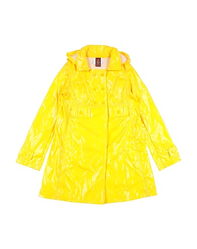 DONDUP Caban et veste croisée Jaune 65% PVC - Polychlorure de vinyle, 35% Polyester