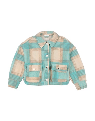 L:Ú L:Ú by MISS GRANT Patterned shirts & blouses Sky blue 80% Polyester, 11% Acrylic, 9% Wool