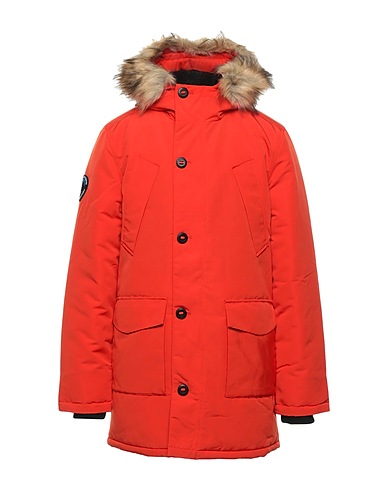 SUPERDRY Coat EVEREST PARKA Orange 100% Polyester