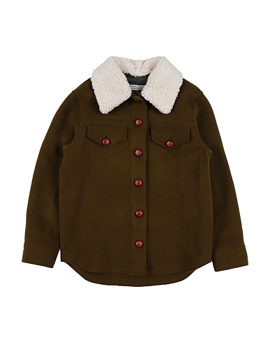 PHILOSOPHY di LORENZO SERAFINI Hemden und Blusen mit Muster Militärgrün 78% Wolle, 22% Polyamid, Polyester
