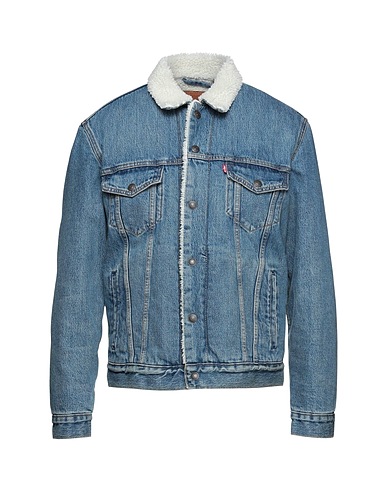 LEVI'S Denim jacket TYPE 3 SHERPA TRUCKER
 Blue 100% Cotton
