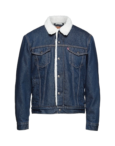 LEVI'S Denim jacket TYPE 3 SHERPA TRUCKER
 Blue 100% Cotton