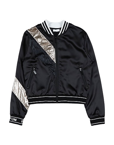 FUN & FUN Jacket Black 97% Polyester, 3% Elastane, Nylon