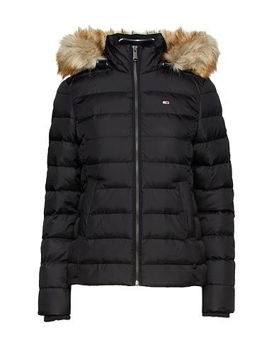 TOMMY JEANS Shell  jacket TJW BASIC HOODED DOWN JACKET
 Black 100% Recycled polyester