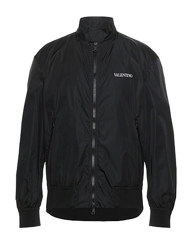 VALENTINO GARAVANI Jacket Black 100% Polyamide, Polyester, Elastane