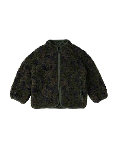 STELLA McCARTNEY KIDS Teddy Coat Military green 100% Polyester