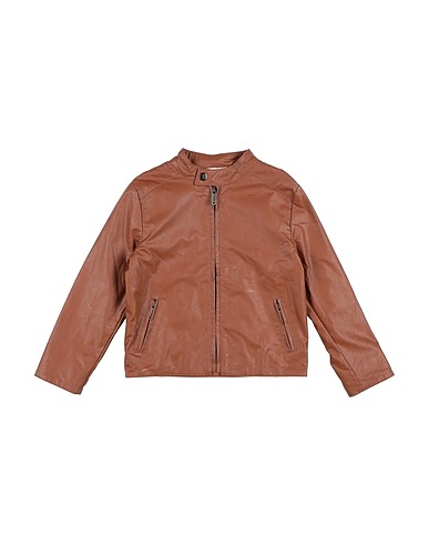 MANUEL RITZ Jacket Brown 100% Polyurethane