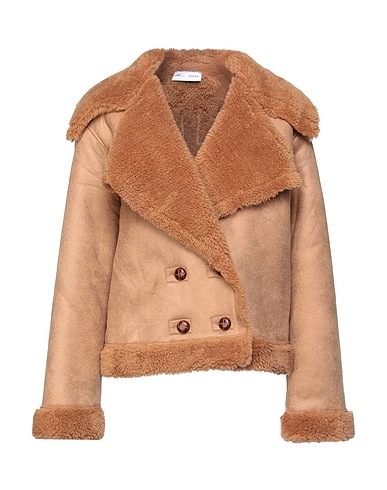 WEILI ZHENG Teddy Coat Camel 100% Polyester