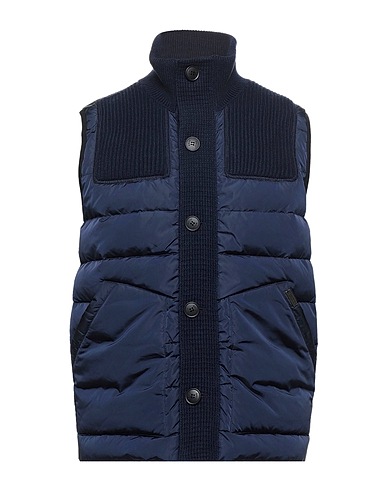 BARK Shell jacket Midnight blue 100% Polyamide, Wool