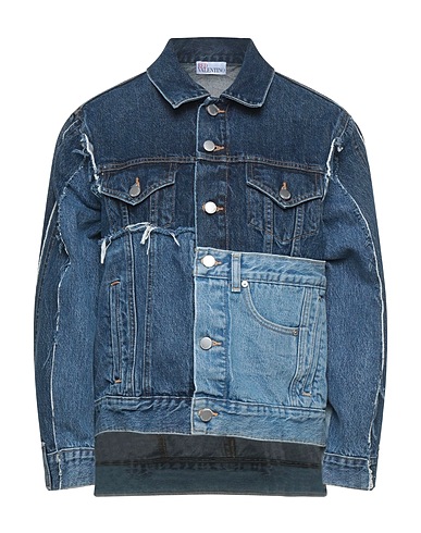 REDValentino Denim jacket Blue 100% Cotton