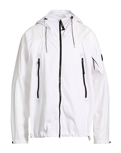 C.P. COMPANY 코트 & 자켓 화이트 100% 폴리에스테르