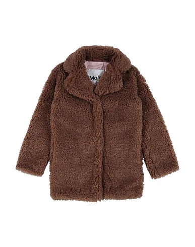 MOLO Teddy Coat Brown 100% Polyester