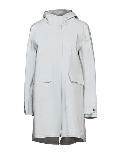 HERNO Full-length jacket Light grey 97% Cotton, 3% Elastane