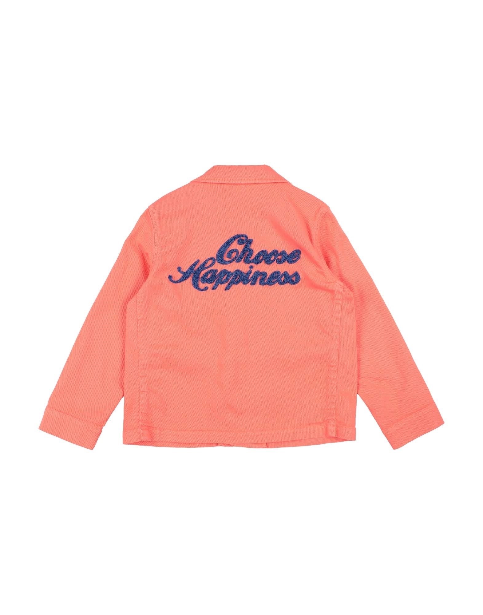 salmon pink denim jacket