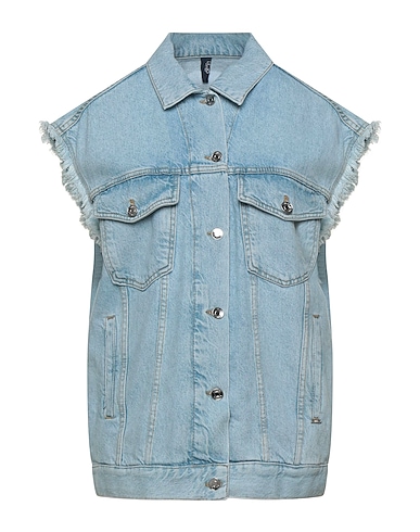 LIU •JO Denim jacket Blue 61% Cotton, 39% Lyocell