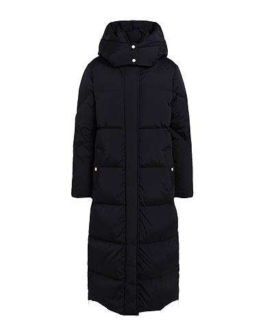 WOOLRICH Shell jacket Black 91% Polyamide, 9% Elastane