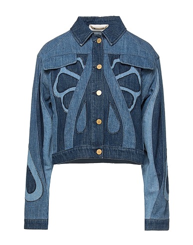 ALBERTA FERRETTI Denim jacket Blue 100% Cotton