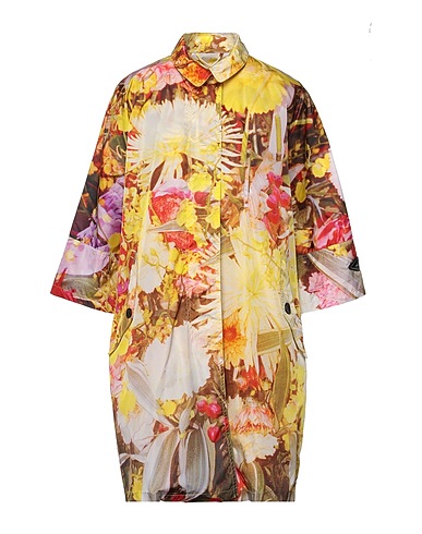 ADD Full-length jacket Yellow 100% Polyamide