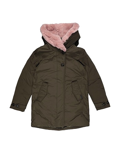 WOOLRICH Shell jacket Military green 100% Polyamide