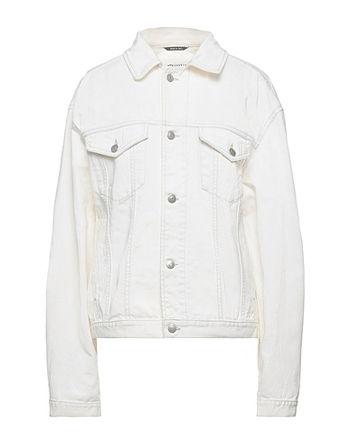 MAISON MARGIELA Denim jacket White 100% Cotton
