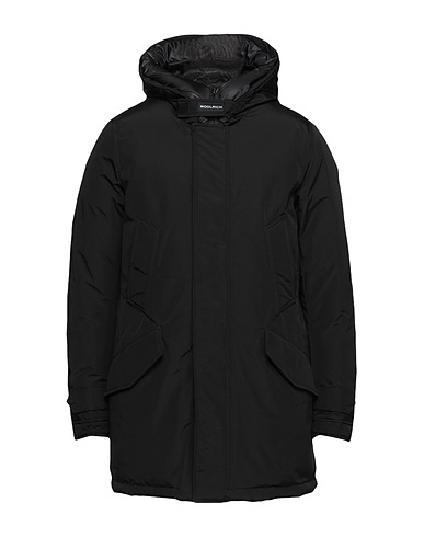 WOOLRICH Shell jacket POLAR HIGH COLLAR PARKA
 Black 60% Cotton, 40% Polyamide