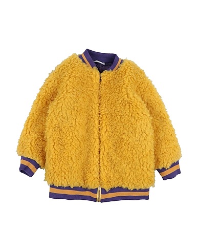 L:Ú L:Ú by MISS GRANT Teddy Coat Yellow 100% Polyester