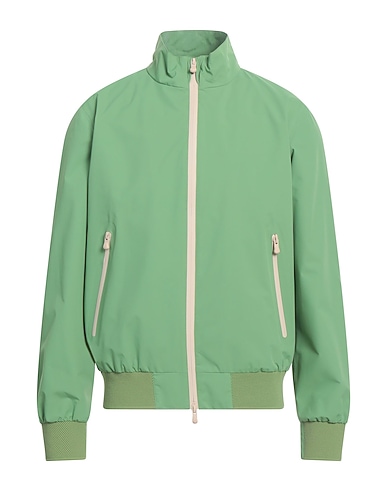 PEOPLE OF SHIBUYA Jacket Light green 91% Polyester, 9% Elastane