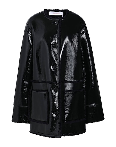 SEE BY CHLOÉ Coat Black 100% Lambskin