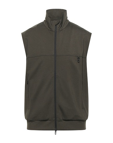 EMPORIO ARMANI Sweatshirt Military green 63% Viscose, 32% Polyamide, 5% Elastane