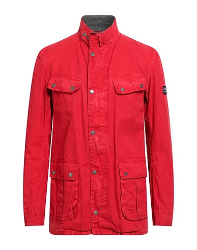 BARBOUR Jacket INTERNATIONAL Red 100% Cotton