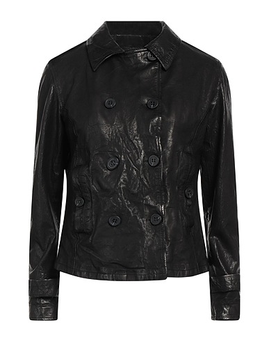 MASTERPELLE Biker jacket Black Leather