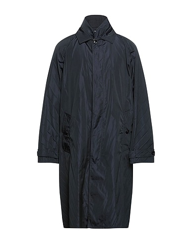 VALENTINO GARAVANI Full-length jacket Midnight blue 74% Polyester, 26% Silk
