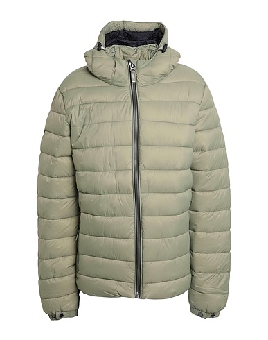 SUPERDRY Shell jacket CLASSIC FUJI PUFFER JACKET Military green 100% Nylon