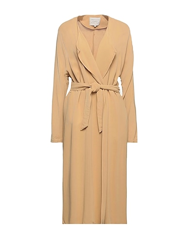 ALESSIA SANTI Full-length jacket Camel 100% Viscose