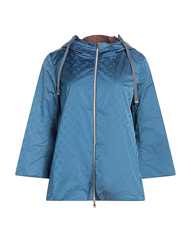 HERNO Jacket Slate blue 100% Polyamide, Polyester, Cotton, Acetate