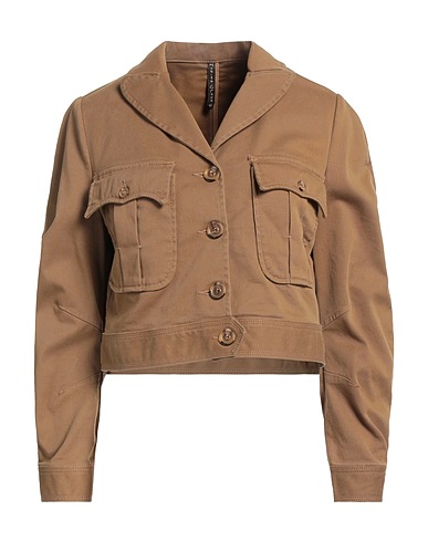 MANILA GRACE Jacket Khaki 98% Cotton, 2% Elastane