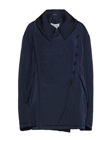 MAISON MARGIELA Coat Midnight blue 100% Polyamide