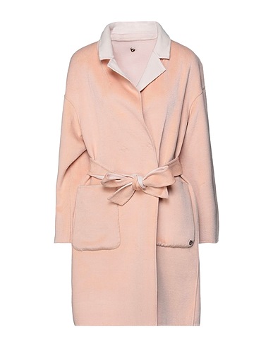 MY TWIN TWINSET Coat Blush 47% Cotton, 44% Polyester, 9% Polyamide