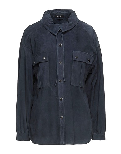 ISABEL MARANT Jacket Charcoal 100% Goat skin