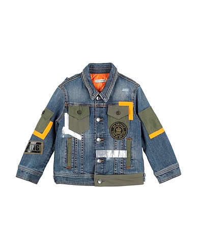 DOLCE&GABBANA Denim jacket Blue 98% Cotton, 2% Elastane