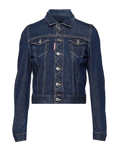 DSQUARED2 Denim jacket Blue 98% Cotton, 2% Elastane