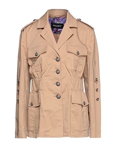 DOLCE&GABBANA Jacket Beige 98% Cotton, 2% Elastane