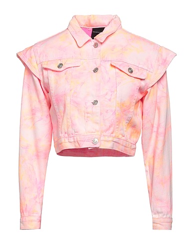 MARC ELLIS Denim jacket Pink 100% Cotton